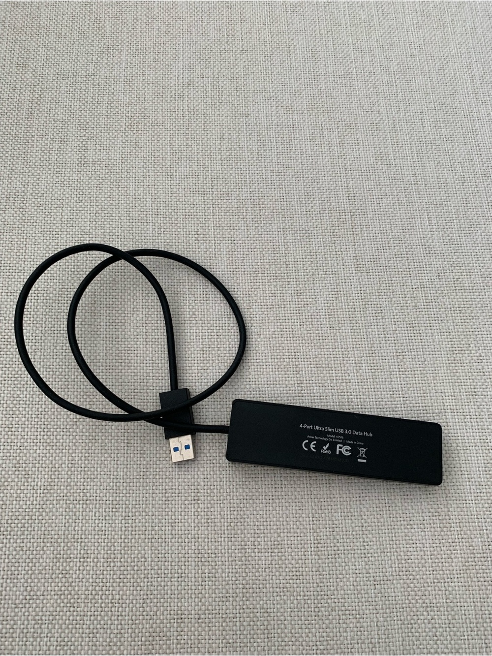 Anker 4-Port Ultra Slim USB 3.0 Data Hub (Model: A7516)